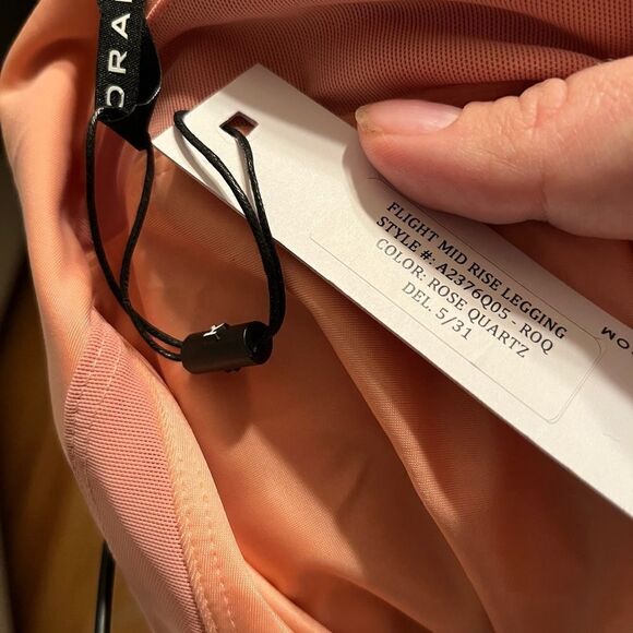 koral flight mid rise legging rose quartz NWT size small - Picture 2 of 6